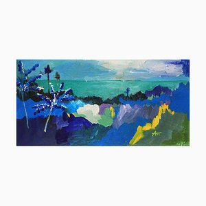 Aurélie Trabaud, Tropical mini N°4, 2022, Acrylique