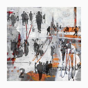 Sven Pfrommer, Human Crowd XI, 2019, Impression sur toile
