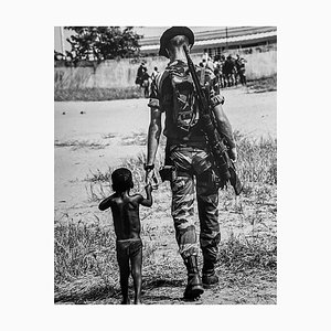 José Nicolas, L'Enfant et le Soldat, 2005, Impression photo