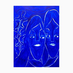 Amor De Agua, Two Sisters, 2020, Pigment on Paper
