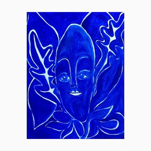 Amor De Agua, Blue I Reverie, 2020, Pigment & Oil