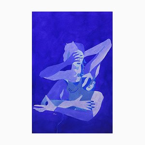 Aurélie Trabaud, Nu Abstract No. 11: Hold Tight, 2022, Aquarelle