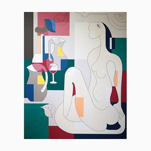 Hildegarde Handsaeme, Una mujer natural, 2021, Acrílico