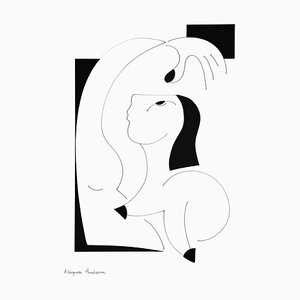 Hildegarde Handsaeme, La Folie, 2022, Ink Drawing