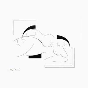 Hildegarde Handsaeme, Sleep, 2022, Disegno a inchiostro