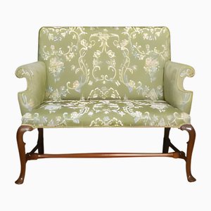 Queen Ann Style Walnut Framed Settee, 1890s