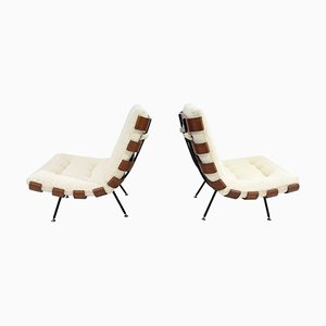 Carlo Hauner und Martin Eisler zugeschriebene Mid-Century Costela Sessel, 1950er, 2er Set