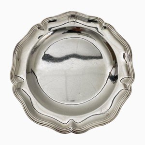 18th Century Filet Dish in Silver with Monogram