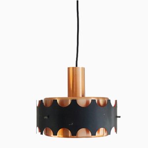 Vintage Copper Ceiling Lamp from VEB, 1960s
