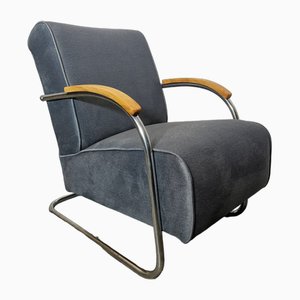 Bauhaus Lounge Chair from Mücke Melder, 1940s