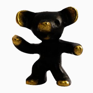 Petite Figurine Ours par Walter Bosse pour Herta Baller, Vienne, Autriche, 1950s