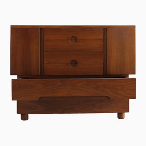 Mueble Serena de nogal de Giovanni Michelucci para Poltronova, Italia, años 50