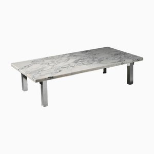Coffee Table with Carrara Marble Top, 1960s