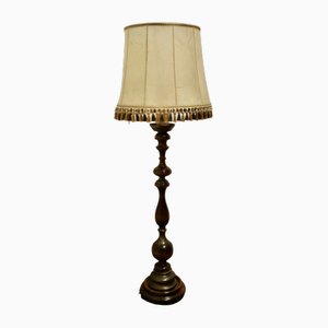 Oak Standard or Floor Lamp, 1950s