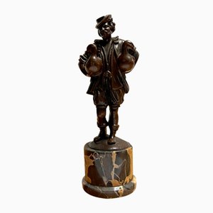 After Alfred David Lenz, Figurative Sculpture, 1800s-1900s, Bronze