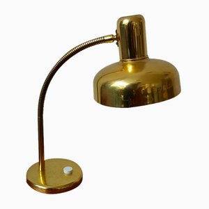 Lámpara de mesa / escritorio dorada de Joseph Brumberg, Sundern, años 60