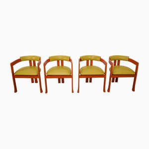 Stühle im Stil von Pi Greco, Italien, 1960er, 4er Set