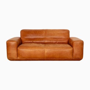 Leather Two-Seater Brown Sofa from Willi Schillig William