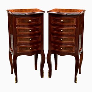 Bedside Cabinets with Drawers, Set of 2