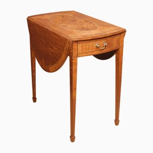 George III Style Satinwood Pembroke Table, 1890s