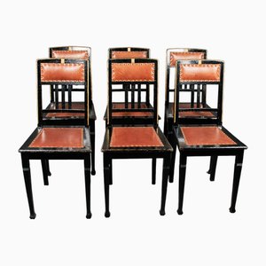 Neoclassical Chairs, 1860s, Set of 6