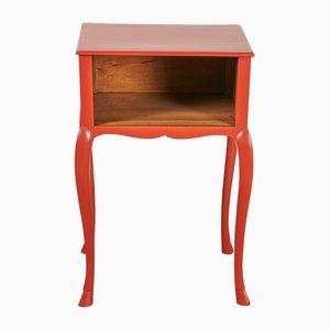 Vintage Side Table in Red