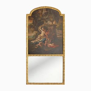Specchio Trumeau con pittura secondo Joseph Esperlin
