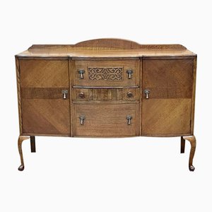 Englisches Chippendale Eichenholz Sideboard, 1930er