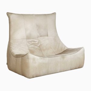 The Rock Sofa aus beigefarbenem Leder von Gerard Van Den Berg für Montis, 1970er