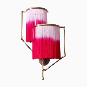 Lámpara de aplique Charme en rosa de Sander Bottinga