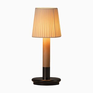 Lampe de Bureau Básica Mínima Batería Naturel par Santiago Roqueta pour Santa & Cole