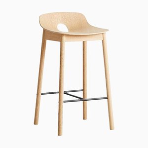 Weißer Mono Counter Chair aus Eiche von Kasper Nyman