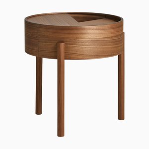 Walnut Arc Side Table by Ditte Vad and Julie Bertrup