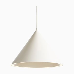 Grande Lampe à Suspension Annular Blanche par MSDS Studio