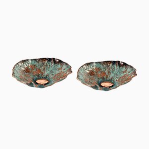 Hypomea Copper Bowls by Samuel Costantini, Set of 2