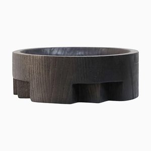 Small Disk Tray in Black by Arno Declercq