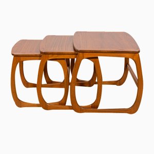 Mid-Century Teak Nesting Tables from Nathan, 1960s, Set of 3