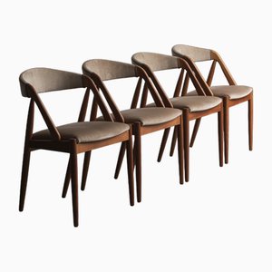 Chaises de Salle à Manger Modèle 31 par Kai Kristiansen, Danemark, 1960s, Set de 4