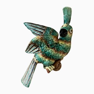 Vintage Papagei aus Keramik, 1950er