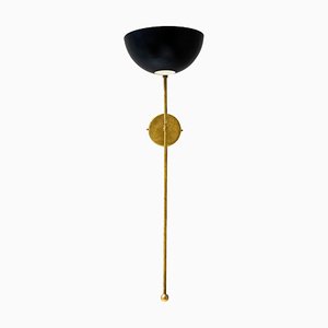 Verstellbare italienische Wandlampe aus Messing