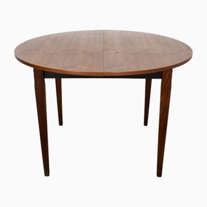 Round Wooden Dining Table, Italy, 1960s