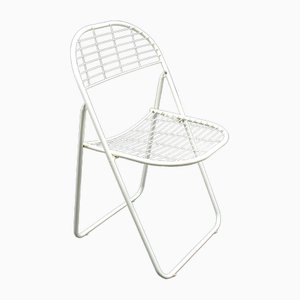 Sedia pieghevole in metallo di Niels Gammelgaard per Ikea