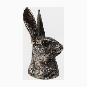 Vintage Silver-Plated Animals Head Bottle Opener in the style of Gucci, 1970s