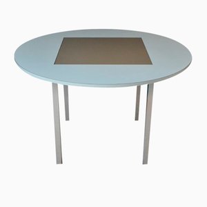 Dining Table with Removable Top attributed to Gae Aulenti, Set of 2