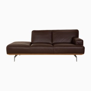 Toscaa 2-Seater Sofa in Brown Leather by Willi Schillig