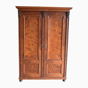 19th Century German Walnut Cupboard, 1890s