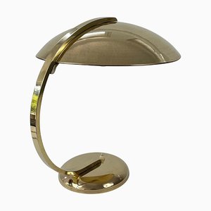 Art Deco Bauhaus Gleibo Desk Lamp in Brass from Hillebrand, Germany, 1930s