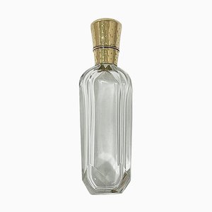 Niederländische Parfümflasche aus Kristallglas & Gold, 19. Jh. von HAM van Tongeren, 1870er