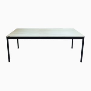 Vintage Rectangular Marble Top Coffee Table by Florence Knoll for Knoll International
