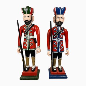 Soldiers of the British Colonial Era, India, 1960s, Set of 2